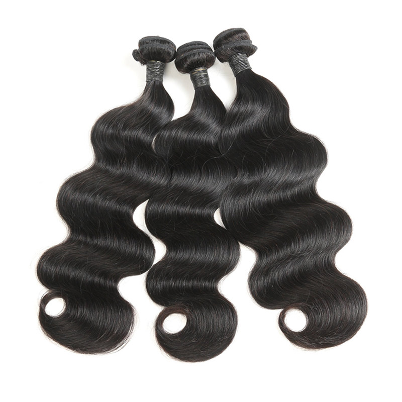 body wave human hair weave and closure6