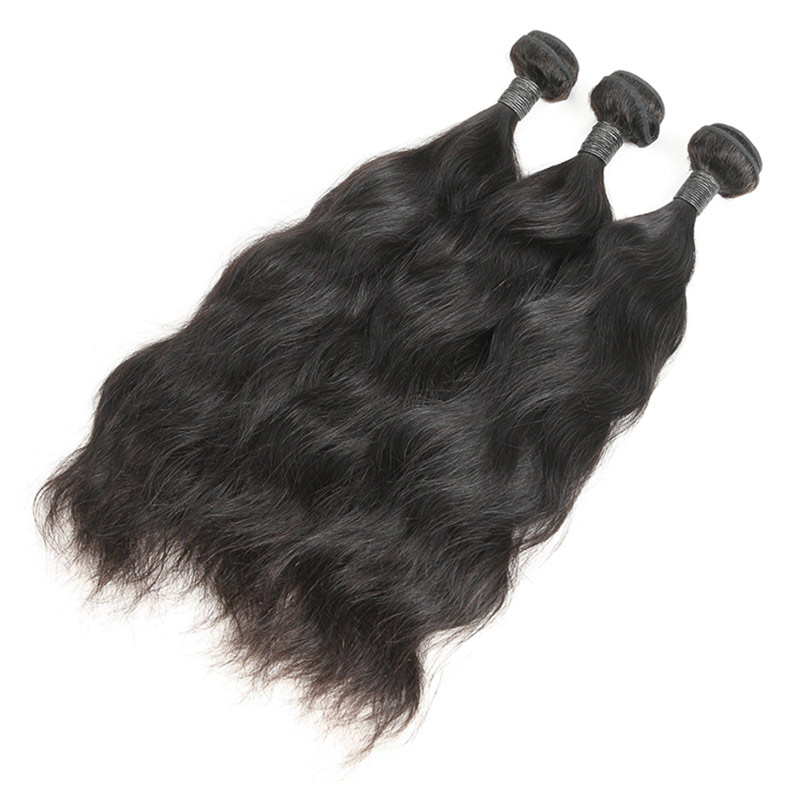 brazilian natural wave human hair weaves7